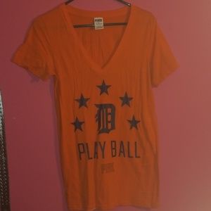 PINK with 5th & Ocean Detroit Tigers Tshirt